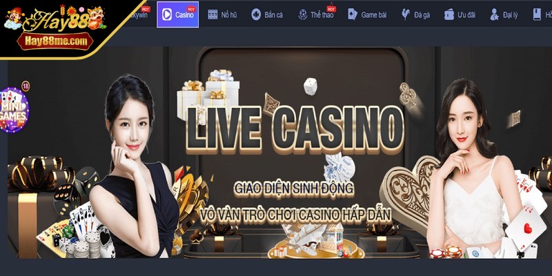 Casino Hay88 là điểm đến lý tưởng cho game thủ yêu thích sòng bài online